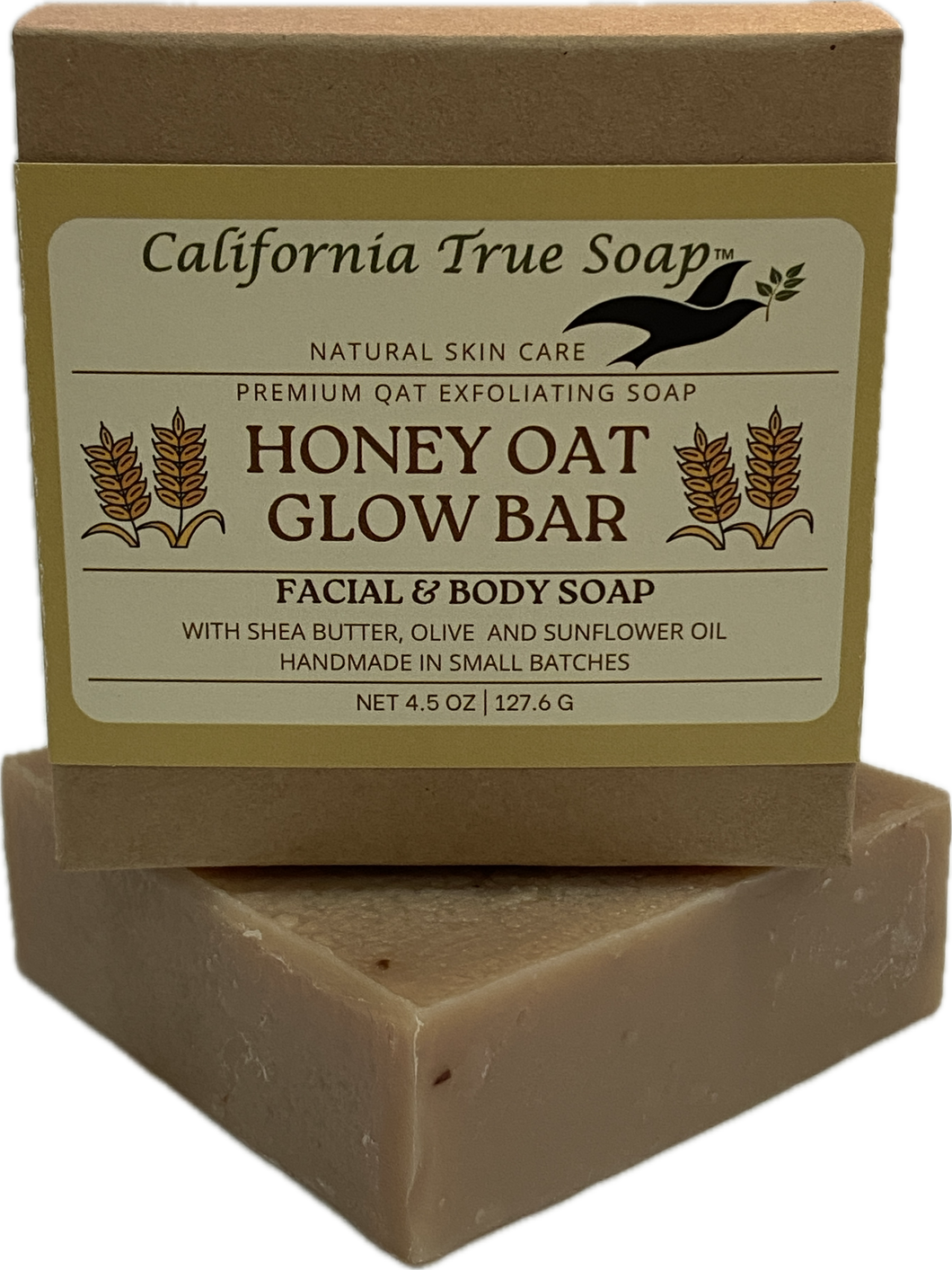 Luxurious Honey Oat Glow Bar – Premium Natural Soap for Sensitive Skin | Deep Hydration & Gentle Exfoliation